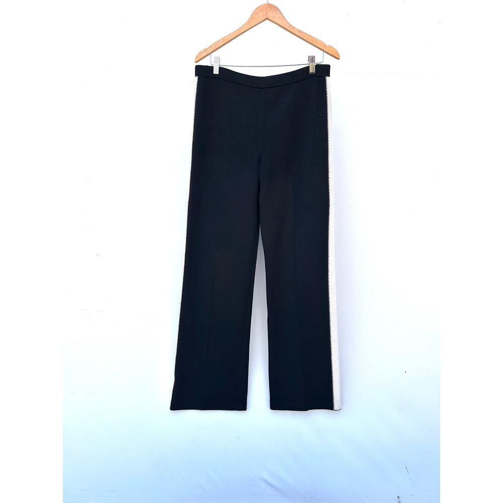 Vintage St. John Sport Track Suit Set Hoodie Santana Knit Wide Leg Stripe Small - Picture 11 of 16